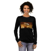 AMBITION Golden Apple Ambition Typography Long Sle