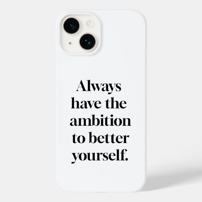 Ambition iPhone Case (Back)