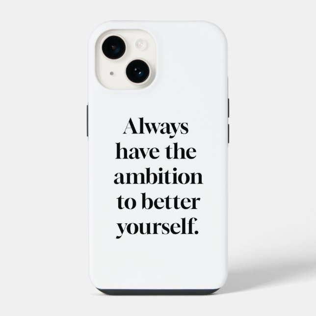 Ambition iPhone Case (Back)