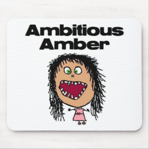 Ambitious Amber Mouse Mat