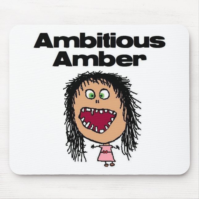 Ambitious Amber Mouse Mat (Front)