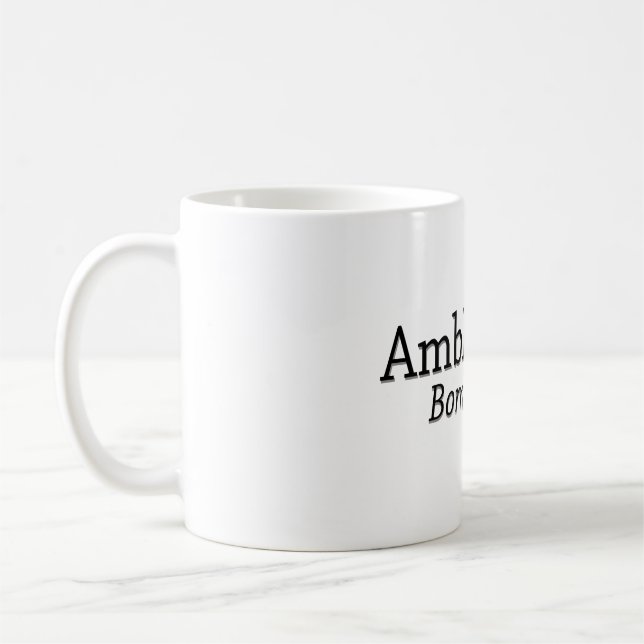 Ambler Born and Raised Coffee Mug (Left)