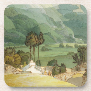 Ambleside, 1786 (w/c with pen and ink over graphit coaster