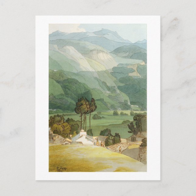 Ambleside, 1786 (w/c with pen and ink over graphit postcard (Front)