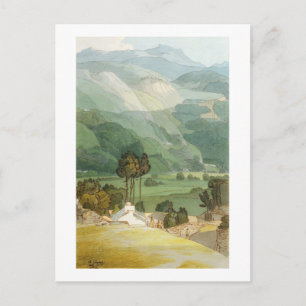 Ambleside, 1786 (w/c with pen and ink over graphit postcard