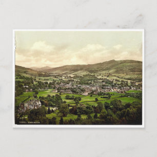 Ambleside, Lake District, England rare Photochrom Postcard