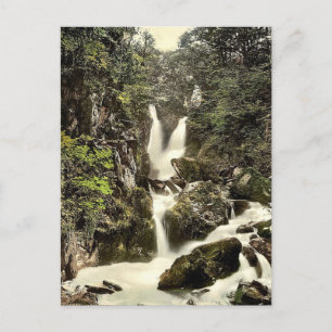 Ambleside, Stock Ghyll Force, Lake District, Engla Postcard
