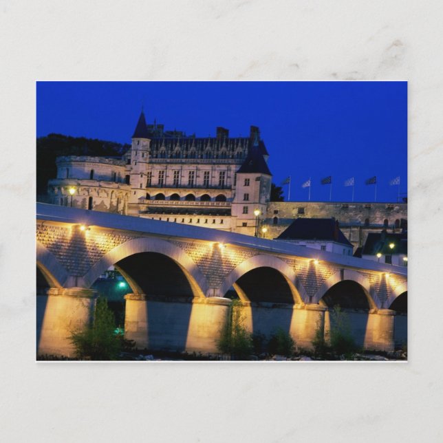 Amboise Castle, France, Postcard (Front)