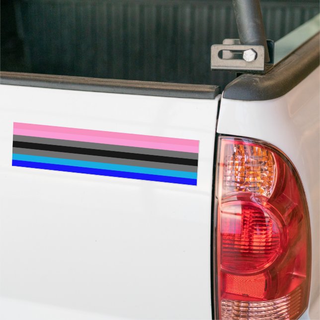 Ambonec Pride Bumper Sticker (On Truck)