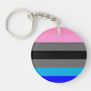 Ambonec Pride Flag Key Ring