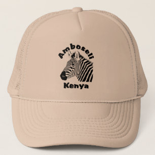 Amboseli kenya Zebra Safari Cap