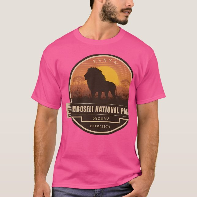 Amboseli National Park Kenya T-Shirt (Front)