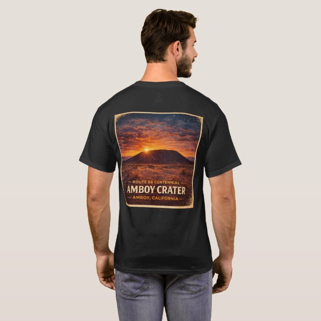 Amboy Crater Route 66 Sunset Centennial Tee (Back Full)