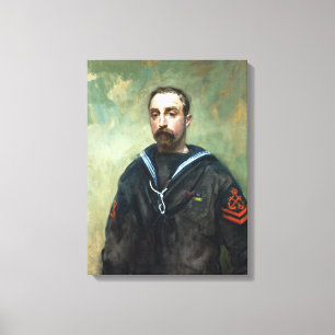 Ambrose McEvoy Petty Officer E. Pitcher Canvas Print