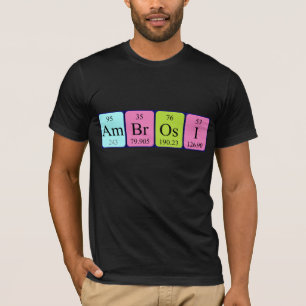 Ambrosi periodic table name shirt