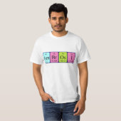 Ambrosi periodic table name shirt (Front Full)