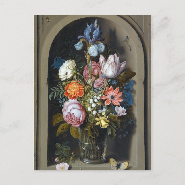 Ambrosius Bosschaert the Elder A Still Life Postcard (Front)