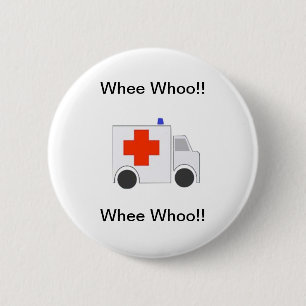 Ambulance 6 Cm Round Badge