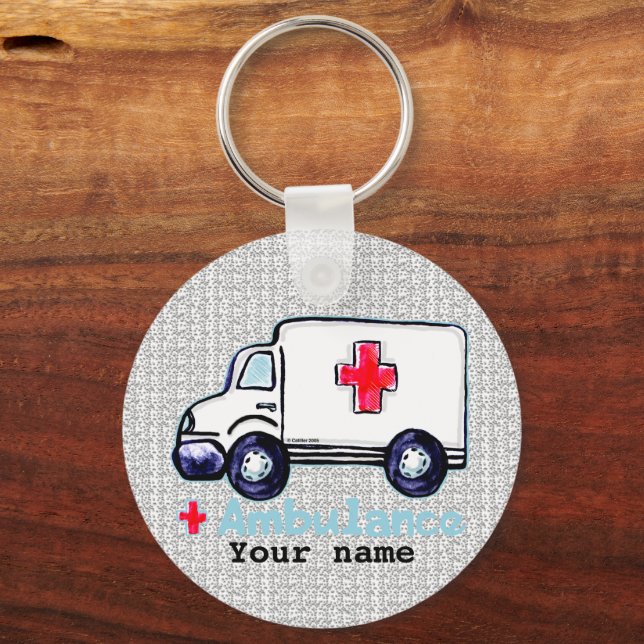 Ambulance basic key chain (Front)