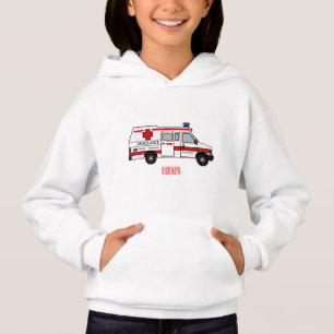 Ambulance cartoon illustration