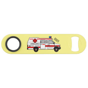 Ambulance cartoon illustration