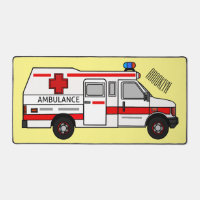 Ambulance cartoon illustration