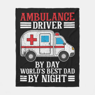Ambulance Driver and Dad Fleece Blanket