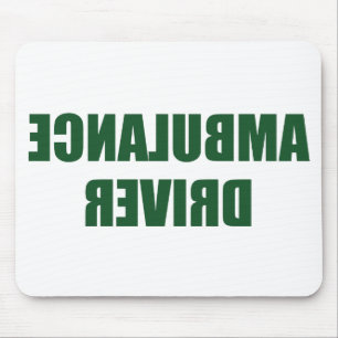 Ambulance Driver Mouse Mat