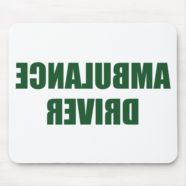 Ambulance Driver Mouse Mat (Front)