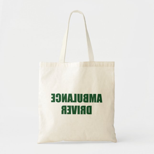 Ambulance Driver Tote Bag (Front)