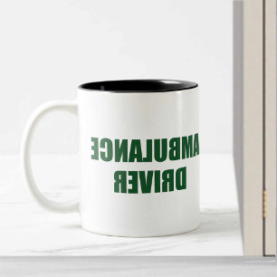 Ambulance Driver Two-Tone Coffee Mug