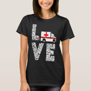 Ambulance emergency service rescue aid ambulance T-Shirt