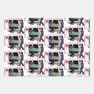 Ambulance Emergency Services Paramedics Wrapping Paper Sheet