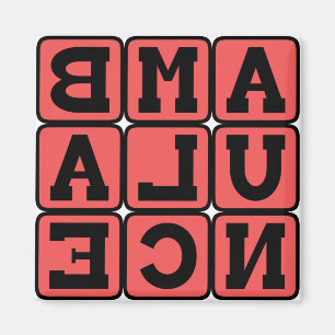 Ambulance, Emergency Vehicle Magnet