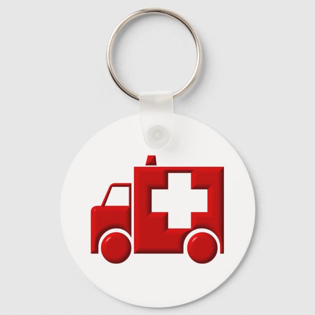 Ambulance / EMT Key Ring (Front)