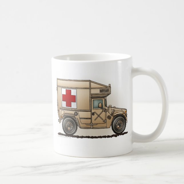 Ambulance Military Hummer Medic Coffee Mug (Right)