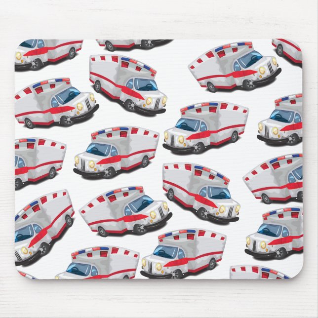 Ambulance Mouse Mat (Front)