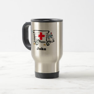 Ambulance Paramedic Medical Travel Mug
