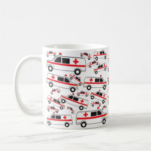 Ambulance Pattern Coffee Mug