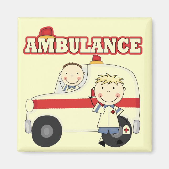 Ambulance T-shirts and Gifts Magnet (Front)