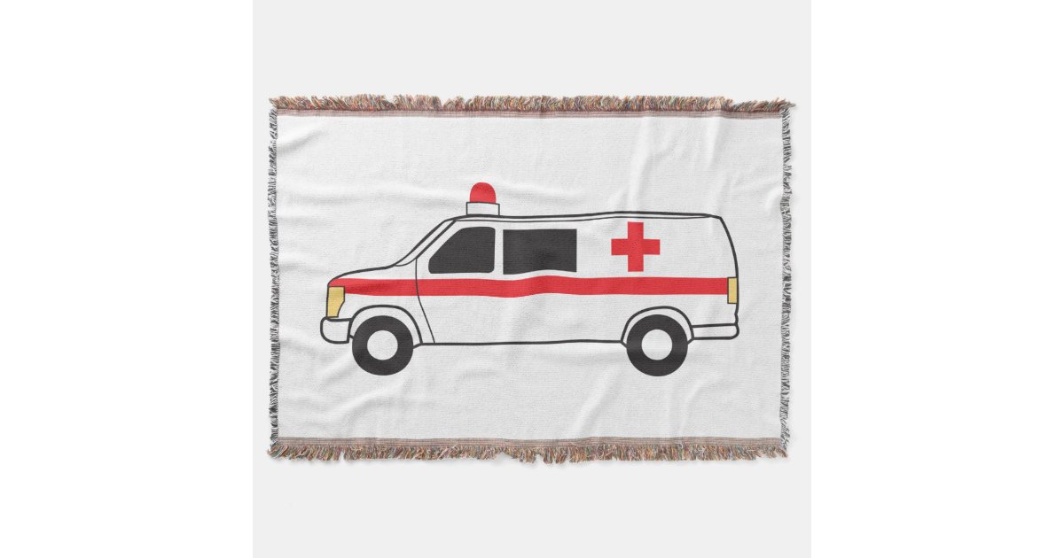 Ambulance Throw Blanket Zazzle