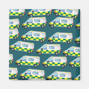 Ambulance Wallpaper Magnet