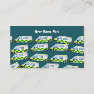 Ambulance Wallpaper, Your Name Here Business Card