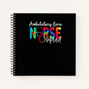 Ambulatory Care Nurse Squad Watercol Love Stethosc Notebook