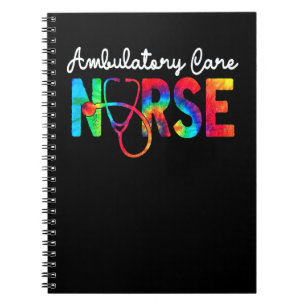 Ambulatory Care Nurse Squad Watercol Love Stethosc Notebook