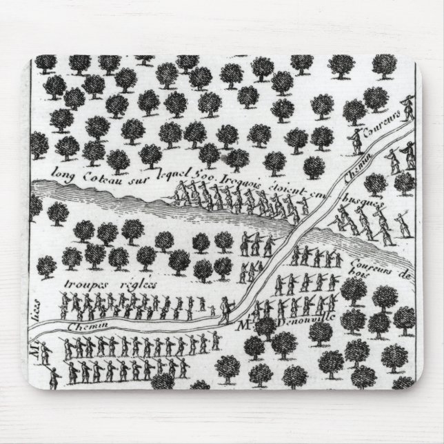 Ambush of the Iroquois Mouse Mat (Front)
