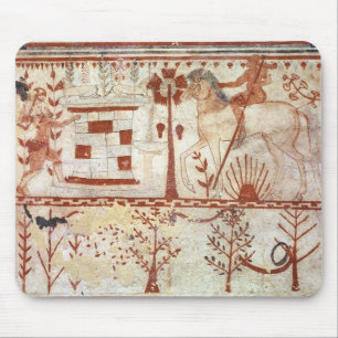 Ambush of the Trojan Prince Troilus Mouse Mat