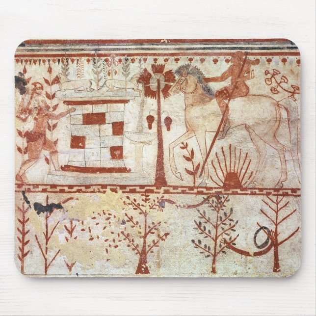 Ambush of the Trojan Prince Troilus Mouse Mat (Front)