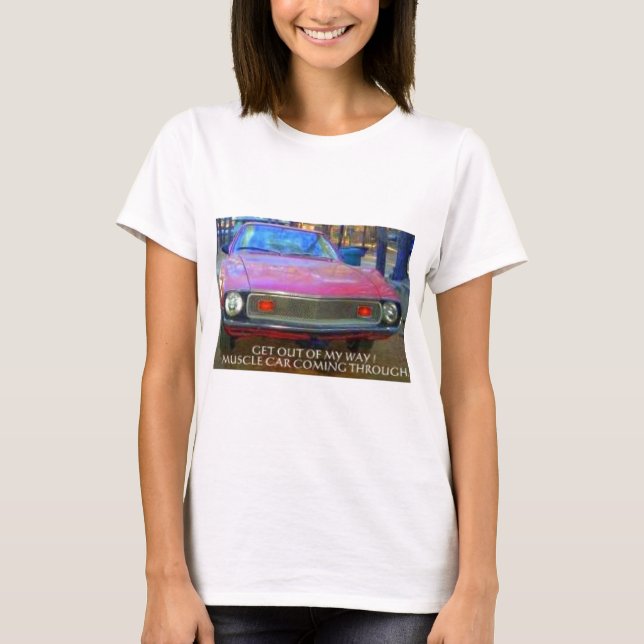 AMC 1974 AMX MUSCLE CARS T-Shirt (Front)