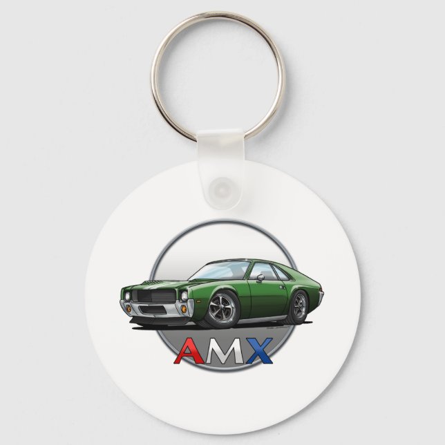 AMC_AMX_green Key Ring (Front)